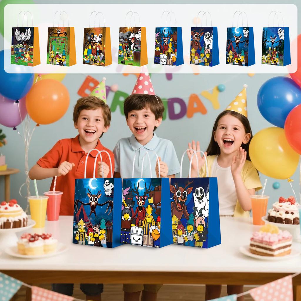 Game Forest Night Theme Party Decoration Handbag Children's Birthday Decoration