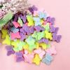 Home Party Supplies Bracelets Necklace Acrylic Loose Beads Butterfly 100PCS Earrings Jewelry Making DIY 10.8*12.4mm Fashion Jewelry Accessories
