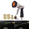 Handheld Hose Nozzle 9 Adjustable Patterns Hose Spray Nozzle Heavy Duty Slip Resistant Water Sprayer for Cleaning Watering Lawn Garden