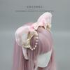 Lolita Hair Accessories Pearl Cat Ear Headband a Handmade Fashion Accessory Bow Pearl Headgear Hair Accessories
