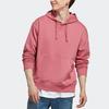 Adidas Solid Color Logo Embroidered Hoodie Men Tops Rose IC9762