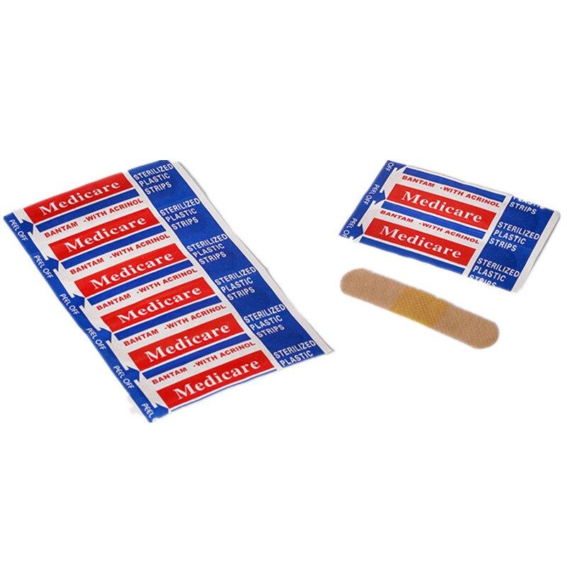 100 шт. водостойкая раневая пластырь для первой помощи, дышащая медицинская клейкая повязка, хирургическая лента, повязка на рану, пластырь для помощи