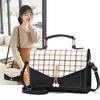 High-grade Women's Handbag Fashion Small People Versatile Soft Leather Square Bag Retro Leisure Diagonal Bag Shopping Commuter Shoulder Bags