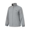Fitness Series Solid Color Zipper Stand Collar Comfortable Breathable Versatile Casual Jacket Men Jackets Shadow-Gray AJDU267-1