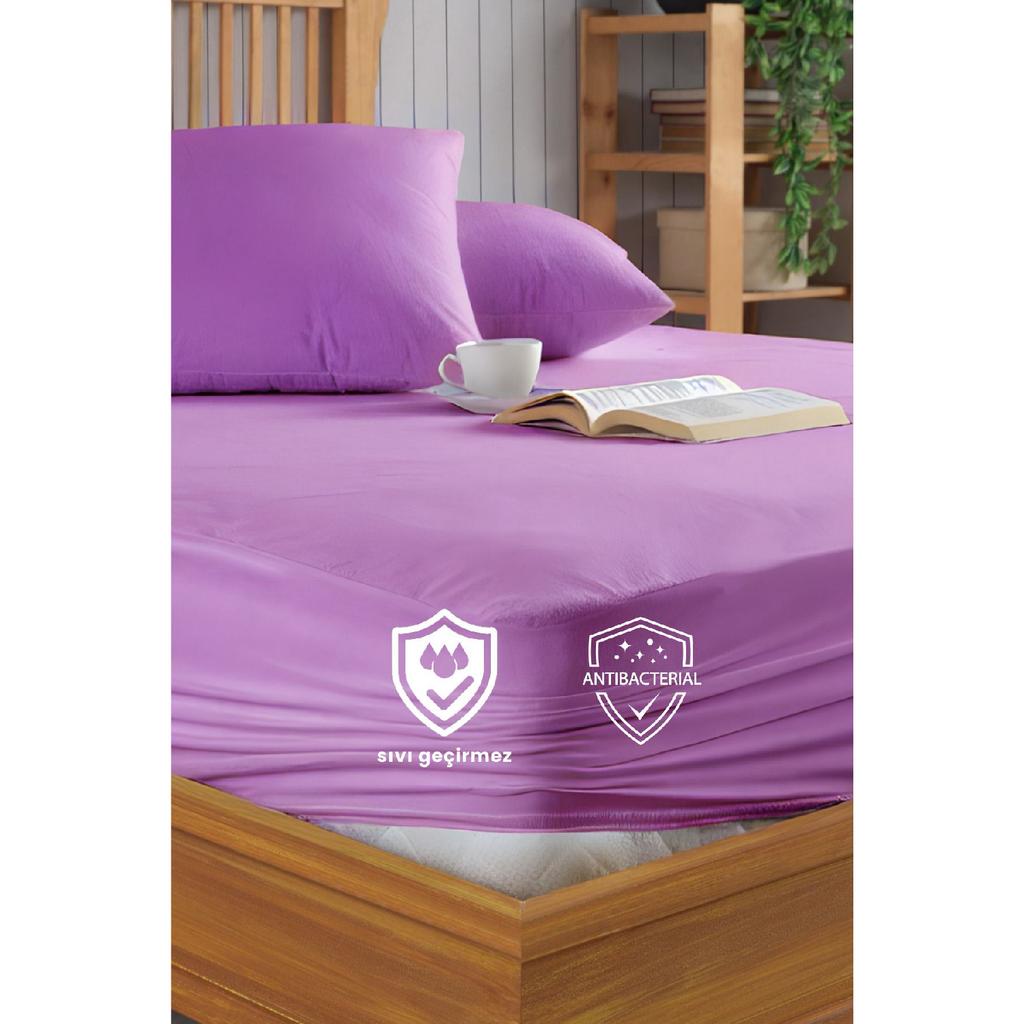 Micro Fitted Full Edge Water Liquid Proof Mattress Protector Mattress Protector Sheet Single Double King Size (16 Different Sizes)