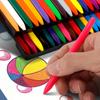 6/12/24/36 Colors Do Not Dirty Hands Plastic Crayon Erasable Painting Tools Triangular Children Wax Pencil Graffiti Oil Stick