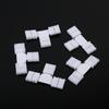 5Pcs Solderless 4pin Clip On Connectors Adapters for 10mm RGB 5050 LED Strip Light (T Shape)