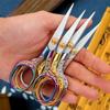Stainless Steel Vintage Scissors DIY Sewing Retro Cross-stitch Fabric Cutter Embroidery Scissor Tailor Thread Tools Shears
