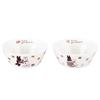 Lisa Gaspard Pair of Bowls and Microwave Made In Japan & LG160-79 Plates, Approx. 13cm, Safe,