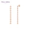 Paul Brial [Silver] Pwse0047 (Pg) Round Cut Earrings