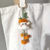 Halloween Pendant 3D Soft Plush Ghost Crochet Kit Festive Holiday Pendant Decoration Whimsical Halloween Accessories