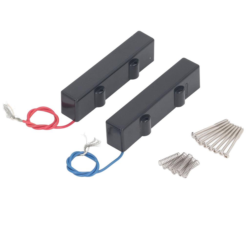 2Pcs 5 String Electric Bass Pickup Noise Free Professional Bass Open Style Pickup Replacement
