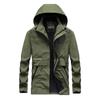 Autumn and Winter New Men's Jacket Men's Daily Simple Korean Style Trendy Casual Hooded Large Size Jacket for Men