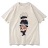 Jujutsu Kaisen T Shirt Fashion Unisex Harajuku Funny Kawaii Yuji Megumi Gojo T-Shirt Unisex Anime Unisexga Cotton Tees Shirts Korea Unisex