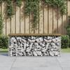 VidaXL Design Gabion Garden Bench 103x31.5x42cm Impregnated Pine Wood, Garden Seat, Park Bench, Picnic Bench 834352