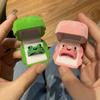 Homeware Convenience Store Cute Cartoon Frog Shape Ring Girlfriend Gift Couple Qixi Lonely Frog Ring