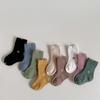 Fashion Letter Socks Baby Boys Girls Breathable Soft Socks Infant Toddler Children Kids Casual Sport Socks 0-6years Old