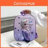 Cartoon 3d Elsa Hard Shell Double Shoulder Backpack Unicorn Waterproof Schoolbag