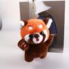 Cartoon Kawaii Animal Plush Pendant Plush Stuffed Red Panda Plushies Pendant  Unisex