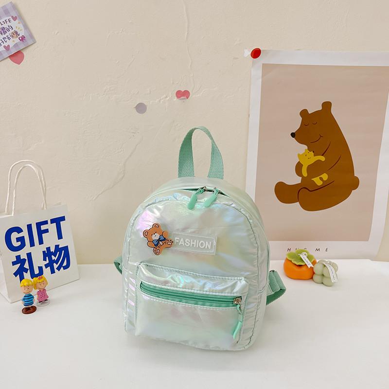 Colored Rabbit Laser Bear Letter Fashion Backpack Breathable Suitable Daily