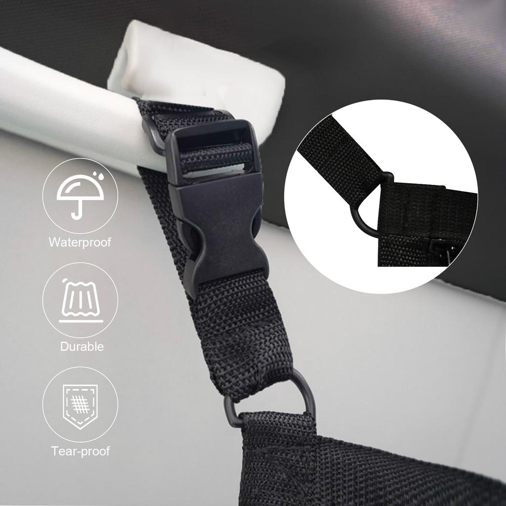 Car Ceiling Storage Net Ceiling Cargo Net Pocket Car Roof Long Trip Storage Bag for SUV Truck Bed