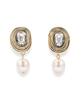 En 2WAY Pearl Earrings LAPE0722 DW [Lanvin Bleu]