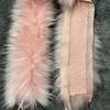 1M Fluffy Trim Imitation Raccoon Artificial Fur Stripe Decoration New Big Fur Collar