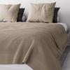 Bed Throw - Adele - Taupe - 240x220 Cm - 70% Cotton - Machine Washable