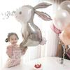 Cartoon Rabbit Foil Balloons Jungle Bunny Forest Animals Helium Ballon