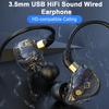 Professional Earphone Low Latency Button Control Music Listening