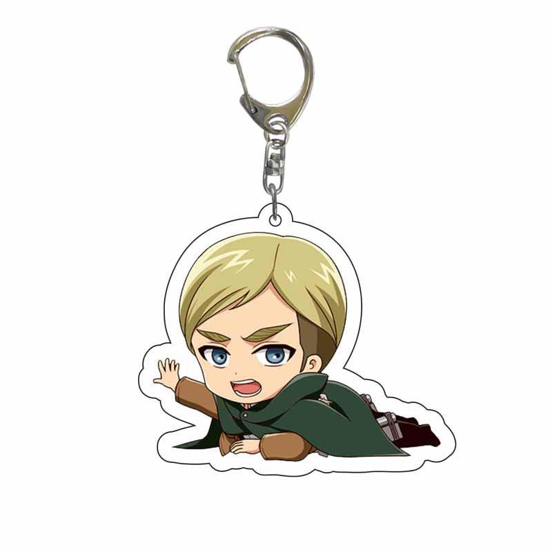 Attack On Titan Acrylic Keychain Pendant - Creative Anime Jewelry Gift