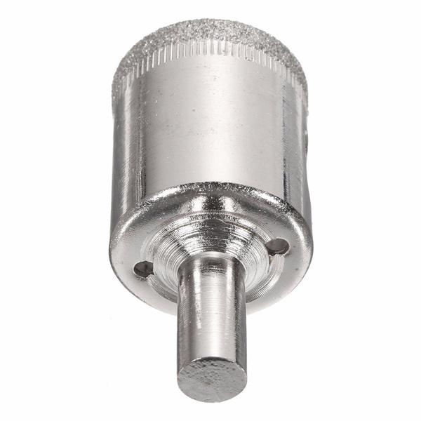 15pcs Diamond Coated Drill Bit Set Tile Marble Glass Ceramic Hole Saw Drilling Bits for Power Tools 6mm-50mm