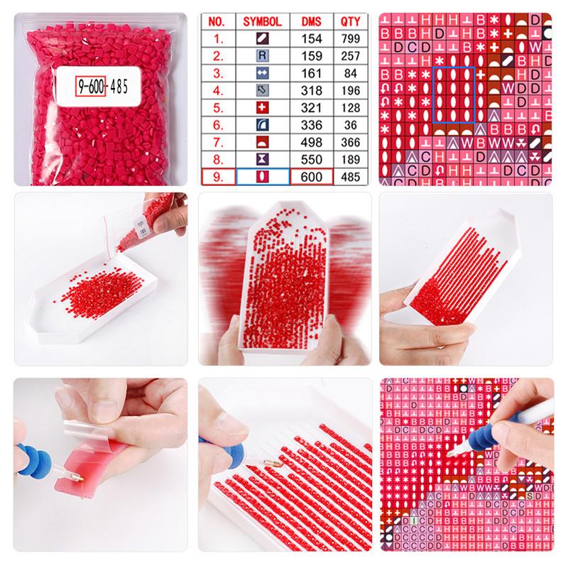 3D Diamond Painting Men And Women True Love Street Canvas Oil Yarn Dyed Household Decoration DIY Mosaic Embroidery