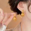 Wheel Bell Fringed Earrings New Chinese Stud Earrings Light Luxury High-end Fashion Earrings