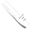 1Pc Matte Silver Steak Knife Fork Teaspoon Flatware 18/10 Stainless Steel Dinnerware Dessert Cutlery Kitchen Western Tableware Heavy Duty