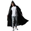Raincoat Long Men and Women Zipper Hooded Cape Motorcycle Raincoat Long Mountaineering Cape Eco Raincoat Jacket