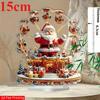 Bohemian Santa, 2D Flat Acrylic, Decorations, Ornaments, Suitable for Living Room, Office, Christmas, Halloween