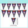 Mexico Day Of The Dead Triangle Flags Banner With Paper Material Decorations For