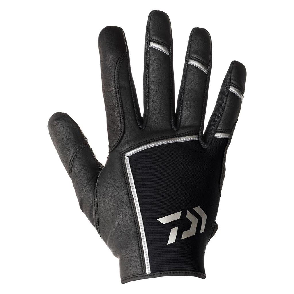 Black L [Daiwa] Wear/Gloves DG-7124W