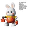 Electric Dancing Rabbit Toy with LED Light Music Toddlers Easter Bunny Walking Toy Boys
