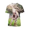 Summer 3D Animal Donkey Graphic T Shirts Men Fashion Casual Personality Printed Hip Hop Street Style Round Neck Short Sleeve