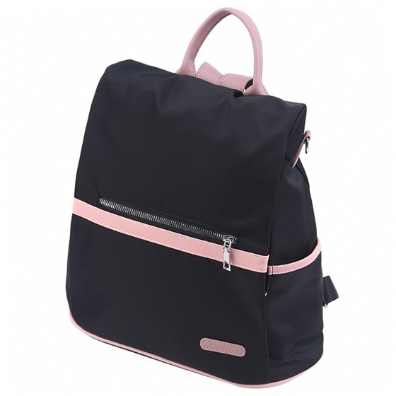 Fashion Clothes Nylon Girl's School Bag Women's Backpack Zipper Multifunctional School Use Shoulder Bag