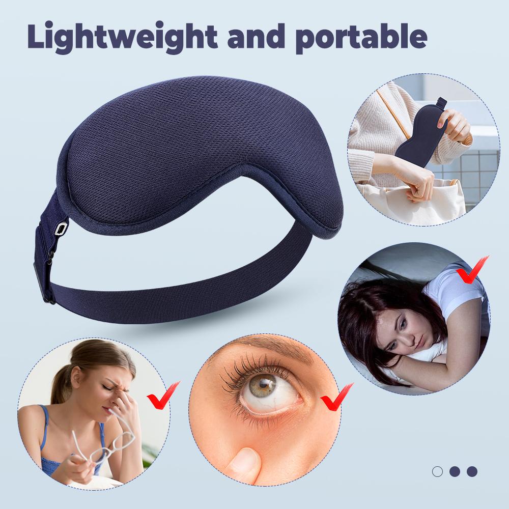Reusable USB Electric Heated Eye Mask Hot Compress Thermal Therapy Eye Care Massager Sleeping Eye Mask