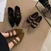 Main Push Fashion Versatile Temperament Autumn New Daily Women's Shoes Single Shoes Mary Jane Soft-soled Leather Shoes