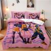K-Pop Demon Hunters Beddding Set for Fan Kids Machine Washable Durable King Queen Twin Size for K-pop Girls Home Bedroom Decor