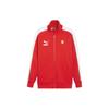 Ferrari Race Iconic T7 Track Jacket With Color Block Design And Stand Collar Men Jackets Red 625198-02