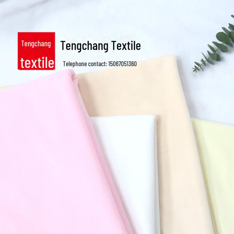 Spot Crystal Super Soft 1mm Plush Fabric for Baby Clothing and Toys