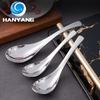 HANYANG Ложка из нержавеющей стали, утолщенная ложка, детская рисовая ложка с длинной ручкой, посуда