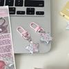 Cute Sweet Star Keychain Pendant Couple Key Ring For Women Girls  Earphone Case Backpack Decoration Accessories Gifts