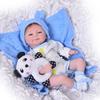 Lifelike 17 Inch Baby Doll Toy 42 Cm Silicone Reborn Babies Doll Girl And Boy Twins Open Eyes Toddler Birthday Gift Lovely